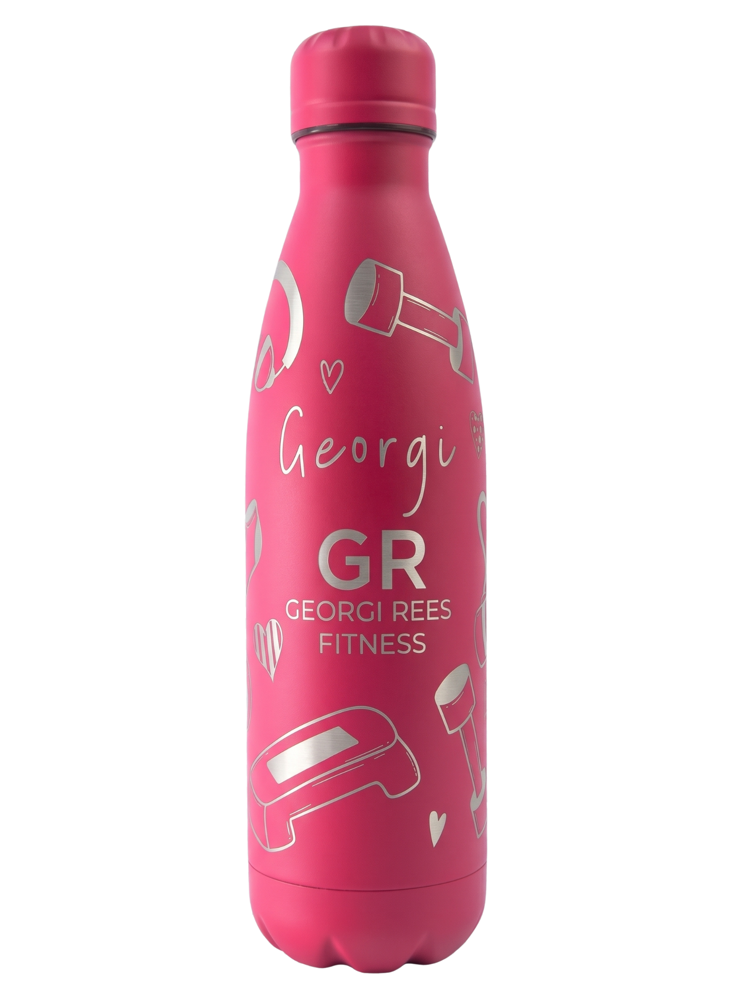 GR Fitness fuchsia 500ml thermal bottle